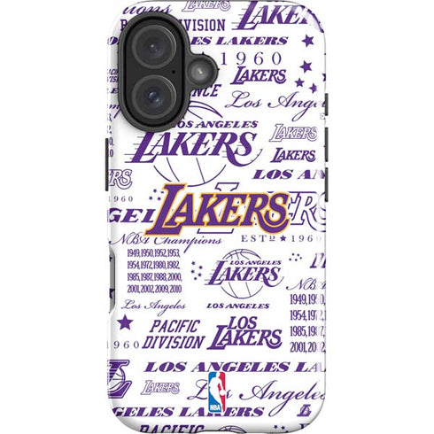 NBA LA Lakers Historic Blast iPhone 16 Impact Case